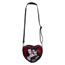 Load image into Gallery viewer, Bela Lugosi Loves Vampira Mini Heart Purse By Kreepsville 666