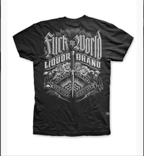 Load image into Gallery viewer, F@#ck The World Men's T-shirt By Liquor Brand