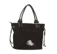 Load image into Gallery viewer, Back In Black Tote Bag By Banned Apparel