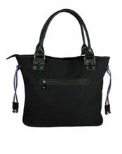 Load image into Gallery viewer, Purple Sugar Skull Shoulder Bag By Banned Apparel