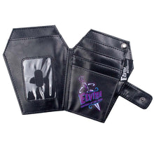 Load image into Gallery viewer, Elvira Pumpkin Pin Up Coffin Wallet By Kreepsville 666