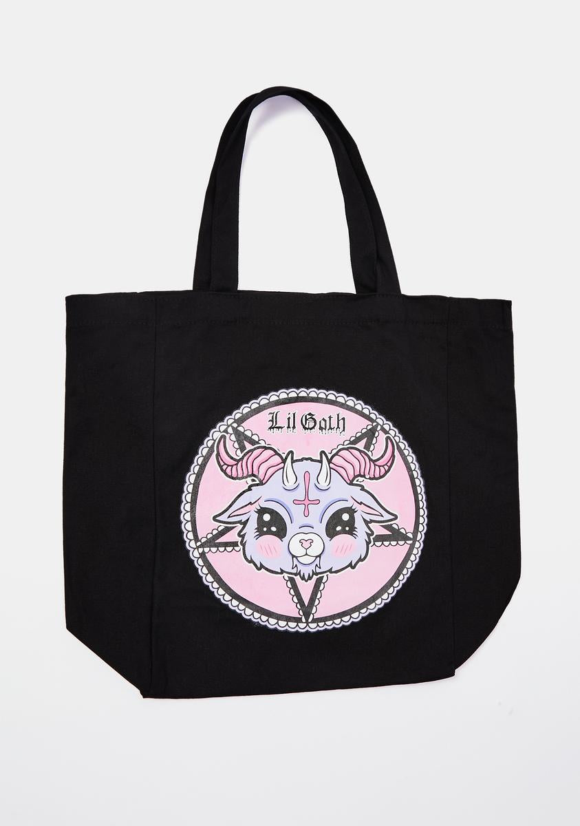Lil Goth Tote Bag By Too Fast