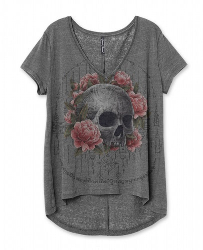 Sak Yant Skull Women's Shirt By Liquor Brand