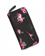 Load image into Gallery viewer, Flamingos Black Wallet By Liquor Brand
