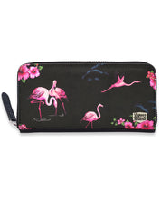 Load image into Gallery viewer, Flamingos Black Wallet By Liquor Brand
