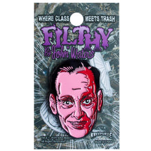 Load image into Gallery viewer, John Waters Pink Face Enamel Pin By Kreepsville 666
