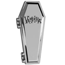 Load image into Gallery viewer, Vampira Open Coffin Mist Enamel Pin By Kreepsville 666
