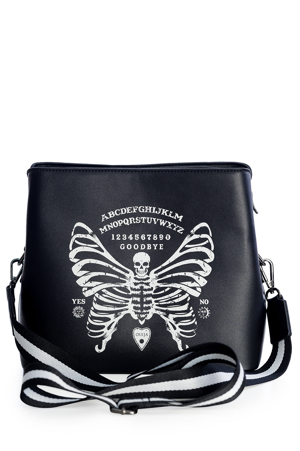 Skeleton Butterfly Cross Body Bag By Banned Apparel Lost Queen