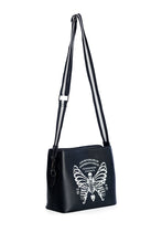 Load image into Gallery viewer, Skeleton Butterfly Cross Body Bag By Banned Apparel Lost Queen
