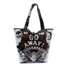 Load image into Gallery viewer, Go Away Ouija Pvc Beach Tote Bag By Kreepsville 666

