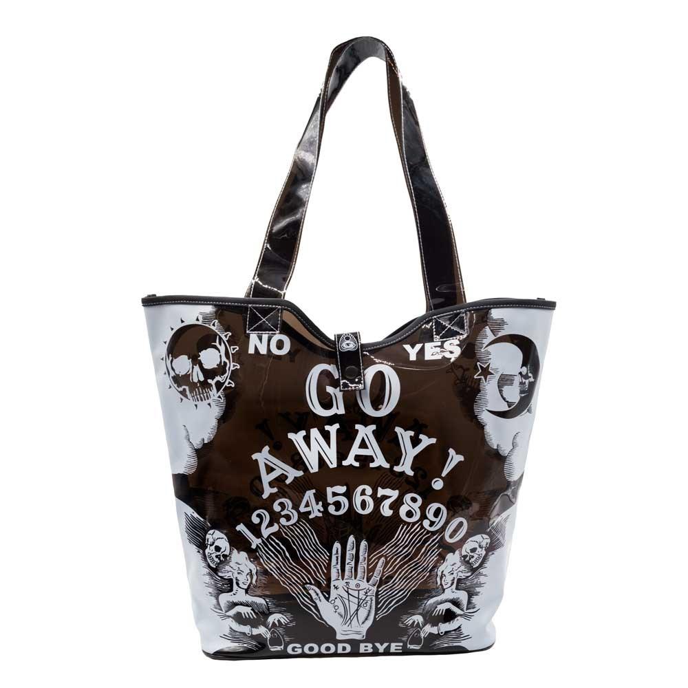 Go Away Ouija Pvc Beach Tote Bag By Kreepsville 666