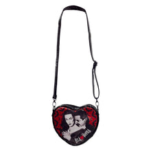 Load image into Gallery viewer, Bela Lugosi Loves Vampira Mini Heart Purse By Kreepsville 666
