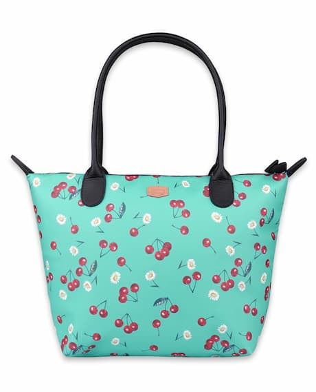 Daisy Cherry Green Deluxe Totebag Purse