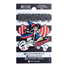 Load image into Gallery viewer, Horrorpops Bewitched Enamel Pin By Kreepsville 666
