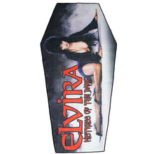 Load image into Gallery viewer, Elvira Classic Red Logo Coffin Beach Towel By Kreepsville 666
