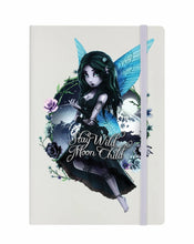 Load image into Gallery viewer, Hexxie Brooke Stay Wild Moon Child Cream A5 Hard Cover Notebook Journal
