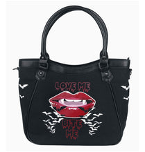 Load image into Gallery viewer, Bite Me Bag Handbag Purse By Banned Apparel
