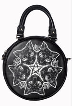 Load image into Gallery viewer, Esotericat Round Bag Purse By Banned Apparel
